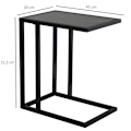 Miniatyrbillede 3 af 7: Rootz Sofa Sidebord - Sofabord - Hjørnebord - Langtidsholdbar kvalitet - 45L x 30W x 51,5H cm