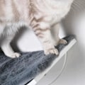 Miniatyrbild 4 av 5: Rootz Kattsäng - Kattsäng - Kattsäng - Kattsäng - Katthylla - Väggmonterad plyschdyna - Vit/Grå - 41 x 28 x 21 cm