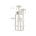 Miniatyrbild 1 av 7: Rootz Cat Scratching Post Tree - Tree Tower - Scratcher Tower - Chipboard Building - 60cm x 50cm x 206cm