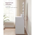 Miniatyrbillede 7 af 9: Rootz White spånplade sminkebord - Vanity Desk - Makeup Bord - Rummelig opbevaring - 40 cm x 100 cm x 145 cm