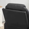 Miniatyrbillede 4 af 6: Rootz Electric Stand-Up Chair - Massagestol - Tv-stol - Skråtstillet ryglæn - 8 massagetilstande - Elegant imiteret læder - Sort - 88 x 92 x 106 cm