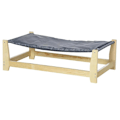 Miniatyrbillede 1 af 7: Rootz Pet Bed - Pet Sofa - Hunde Sofa - Hunde Seng - Med Pude - Katte Seng - Katte Sofa - Natur/Lysegrå - 90 x 50 x 28 cm