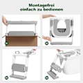 Miniatyrbillede 6 af 9: Rootz-toilettilbehør til børn - Pottetræningssæde til børn - Bærbar potte - PU-støddæmpning - Justerbare højder - Stænkbeskyttelse - Sammenfoldelig -