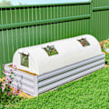 Miniatyrbild 8 av 10: Rootz Foil Greenhouse - Mini Tunnel Greenhouse - UV -resistent växtskydd - Skyddar växter - 200 cm x 80 cm x 45 cm