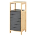 Miniatyrbillede 1 af 10: Rootz Bathroom Cabinet - Multi-function Cabinet - Cabinet - Adjustable Cabinet - Grey