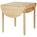 Miniatyrbild 6 av 6: Rootz Foldbar Oval Dining Table - Rymdbesparande bord - Solid Wood Table - Optimera Space - 140L x 70B x 75H cm
