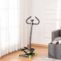 Pikkukuva 2 / 7: Rootz Stepper - Stepper LCD-näytöllä - Aerobic Ab Exercise Fitness - Harjoituskone - Teräs - ABS - Harmaa + Vihreä + Musta - 55 x 44 x 108 cm