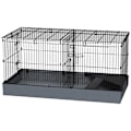 Miniatyrbillede 1 af 10: Rootz 2 -i -1 Dwarf Hamster Cage - Small Animal Cage - Kæledyrskabeling - Vandtæt stof - 121 cm x 61 cm x 61 cm