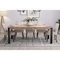 Pikkukuva 2 / 4: Rootz Stylish Wooden Dining Table - Furniture - Table Piece - Creation - Brown & Black - 200 x 77 x 100 cm