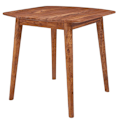 Miniatyrbillede 1 af 6: Rootz værelses spisebord Sheesham 80x78x80 cm massivt træbord - Designer køkkenbord træ - Massivt træbord Rustikt - Spisebord Massivt ægte træ Moderne