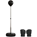 Miniatyrbillede 10 af 10: Rootz Bokseboldsæt - Boksetræner - Stressreduktion - Højdejusterbar - 3 kg - Kunstlæder - 24 cm x 30 cm - Sort