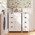 Miniatyrbillede 2 af 5: Rootz Side Cabinet 4 Skuffe Unit - Badeværelsesopbevaring - Arrangør - Funktionel design - 30 cm x 82 cm x 30 cm