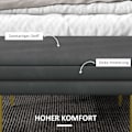 Miniatyrbillede 4 af 10: Rootz polstret opbevaringsbænk - Accentbænk - Siddebænk - Moderne Scandi Design - Rigelig opbevaring - Komfortable siddepladser - 79,5 cm x 37,5 cm x