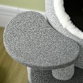 Miniatyrbillede 9 af 10: Rootz PawHut Cat Tree - Ultimativt kradsestolpe - Katteklatretårn - Multi-Level - Holdbart sisalreb - Blødt plysstof - Ø57 x 99H cm