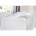 Miniatyrbillede 4 af 11: Rootz Nursery Set 'Florentina' - Cot Bed - Changing Unit - Convertible Design - Dimensioner: COT 146x76x85cm, skiftende enhed 130x77x101cm, garderobe