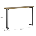 Pikkukuva 4 / 6: Rootz Console Pöytäaula - Pöydän puoli - Pöydän pää - Pöytäolohuone - Pöytä sohvapöytä - L120 x S20 x K75cm