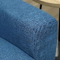 Miniatyrbillede 9 af 11: Rootz Two Seater Sofa - Moderne sofa - Stof Loveseat - Eucalyptus træramme - kompakt komfort - 133 x 73 x 81 cm
