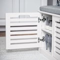Pikkukuva 9 / 9: Rootz-kenkäteline - Säilytysteline - Kenkien järjestely - Säädettävät hyllyt - MDF ja PB - 71 cm x 43 cm x 35 cm