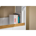 Miniatyrbillede 8 af 8: Rootz multifunktionel foldet skrivebord - konvertibel hylde - bærbar bord - rigelig opbevaring - 63x93x67 cm - pladsbesparende løsning