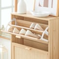 Miniatyrbillede 7 af 9: Rootz skoskab - Bambusopbevaring - Organiseringsenhed - Vippelås - 60 cm x 80 cm x 24 cm