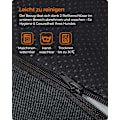 Miniatyrbillede 6 af 9: Rootz Plys Hundeseng - Husdyrseng - Hyggelig seng - Imiteret linned - Anti-Slip stof - 120 cm x 90 cm x 30 cm