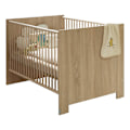 Miniatyrbillede 1 af 3: Rootz Children's Bed - Modern Youth Bed - Adjustable Frame - Versatile Design  - Oak Sägerau - 143x83x78cm