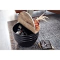 Miniatyrbillede 6 af 6: Rootz Sofabord - Opbevaringsplads - Sofabord - Sidebord - Rundt - Sort - Brun - Mangotræ - Metal - 60 x 60 x 41 cm