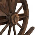 Miniatyrbillede 9 af 11: Rootz gyngestol - havestol - rustikt design - grantræ - udendørs - vejrbestandig - 68cm x 88cm x 92cm