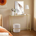 Miniatyrbild 3 av 6: Rootz Subsis Console Table - Hard Glass - Sofatic - Elegant Design - 20x100x80cm Guldtransparent