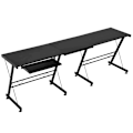 Pikkukuva 4 / 10: Rootz Desk - Office Desk - Gaming Desk - L Shape Desk - Black - 210 x 50 x 73.5 cm
