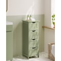 Miniatyrbillede 2 af 7: Rootz Laurel Green Badeværelsesskab - MDF Opbevaringsenhed - Håndklædebeholder - 30 cm x 30 cm x 82 cm - 8,3 kg - Maks. 45 kg øverste hyldekapacitet
