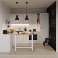 Miniatyrbild 5 av 6: Rootz Modern Barbord - Pubbord - Högt bord - Robust järnstomme - Reptålig - Vattenavvisande - 40cm x 100cm x 100cm