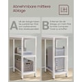 Miniatyrbillede 3 af 7: Rootz computerbord - Kontorbord - Studiebord - Spånplade og stål - Rummelig arbejdsflade - Robust konstruktion - Nem montering - Ahornhvid - 138cm x 1