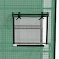 Miniatyrbillede 5 af 7: Rootz Drivhus - Cold Frame Drivhus - Film Drivhus - Rulledøre - UV-bestandig - Grøn - 140cm x 143cm x 190cm