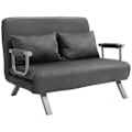 Miniatyrbillede 1 af 9: Rootz Sovesofa - Dobbeltsofa - Lænestolsseng - Gæsteseng - Sammenklappelig seng - Grå - 105 x 80 x 78 cm