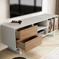 Miniatyrbillede 5 af 7: Rootz Modern Design TV Underskab - Lowboard - Underholdningscenter - Eg Dekoration - Rummelig opbevaring - 150 cm x 55 cm x 40 cm