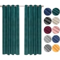 Miniatyrbillede 1 af 8: Rootz Premium mørklægningsgardiner - Mørklægningsgardiner - Privatlivsgardiner - Lysblokerende, energibesparende, støjreducerende - 140 cm x 225 cm/24