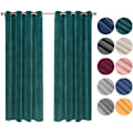 Pikkukuva 1 / 8: Rootz Premium -pimennysverhot - Huoneen tummuvat verhot - Yksityisyysverhot - Valoa estävät, energiaa säästävät, melua vaimentavat - 140cm x 225cm/245