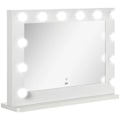 Miniatyrbillede 1 af 7: Rootz Hollywood Mirror Lighting - Touch Control - Hukommelsesfunktion - 12 dæmpbare - Led lamper - Hvid - 80 x 60 cm