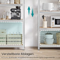 Miniatyrbillede 4 af 6: Rootz 2 Indstil kraftig opbevaringshylde - Lagerhylder - Garageorganisation - Rust -resistent stål - 40 cm x 90 cm x 180 cm