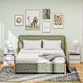Miniatyrbillede 2 af 11: Rootz Bedside Table Sæt på 2 - Natbord - Sideborde - Moderne minimalistisk design - Hvid - 39,6L x 32,3W x 50,4h cm