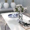 Miniatyrbillede 7 af 7: Rootz Havebord - Haveklapbord - Udendørsbord - Pulverlakeret stålstel - Hvid + Grå - 180 cm x 75 cm x 73 cm