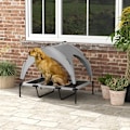 Miniatyrbillede 2 af 10: Rootz Hundeseng - Kølende himmelseng - Åndbart mesh - Vandafvisende stof - Oxford - Rivefast - Stålramme - 106cm x 76cm x 94cm