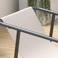 Miniatyrbillede 4 af 7: Rootz Havemøbelsæt - 4-delt - Havemøbler - Loungemøbler - 1 sofa & 2 lænestole - Stål+åndbart mesh - Grå+Flødehvid - 110 x 70 x 70 cm