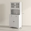 Pikkukuva 3 / 6: Rootz-vitriinikaappi - Eteisen kaappi - Keittiön kaappi - Säädettävät hyllyt - 74,5W x 40D x 172K cm