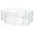 Miniatyrbillede 3 af 7: Rootz Outdoor Puppy Run Box - Zilver - Metaal - cm x 24,8 cm x 29,92 cm