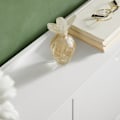 Miniatyrbild 5 av 7: Rootz White Shoe Cabinet - Skoorganisator - Skoförvaring - Design med 4 flikar - Robust konstruktion - Väggmonterbar - 100cm x 91cm x 19cm