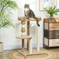 Miniatyrbillede 2 af 7: Rootz Luxurious Cat Tree - Kradsestolpe - Kitty Tower - Komfort til større katte - 56L x 54W x 86H cm