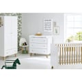 Pikkukuva 3 / 3: Rootz Changing Unit 'Pan' leveä - Baby Dresser - Taimitarhanvaihtopöytä - Säädettävä korkeus - 100 cm x 56 cm x 101cm