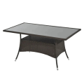 Miniatyrbillede 4 af 9: Rootz Havebord - Glasbord - Spisebord - Bord - 150cm X 85cm X 74cm